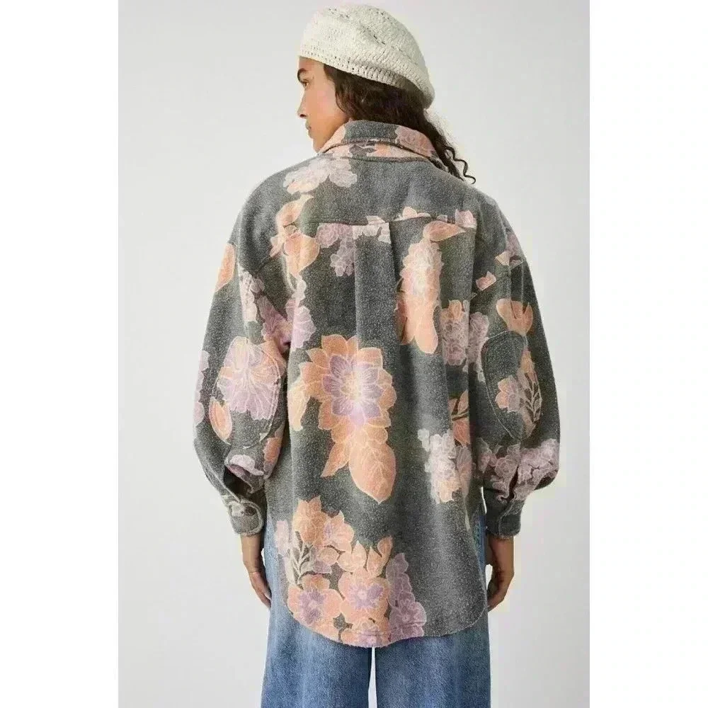NEW! Free People Women's S Printed Ruby Jacket NWT $178 - Picture 2 of 3